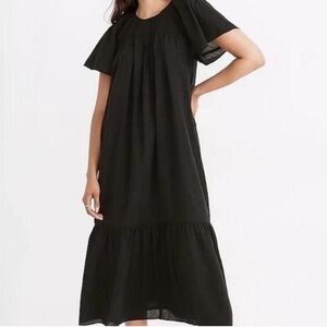 Madewell Embroidered Midi Dress